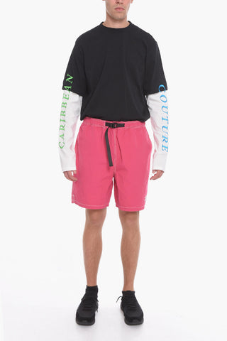 Shorts MOUNTAIN A Quadri Rip Stop con Cintura indistrial