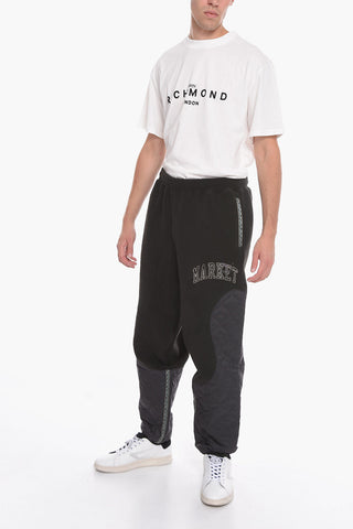 MARKET Fleeced Pants with Quilted Details