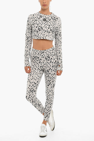 ADIDAS Leggigngs Con Stampa Animalier