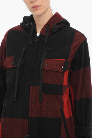 Cappotto CRUISER a Quadri Buffalo con Cappuccio