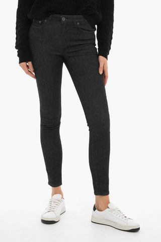 Solid Color MARTEN Jeans with Belt Loops 13cm