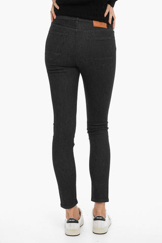 Solid Color MARTEN Jeans with Belt Loops 13cm