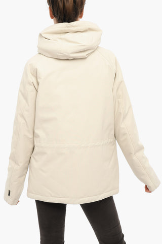 Solid Color GTX MOUNTAIN  Down Jacket with Hidden Closure