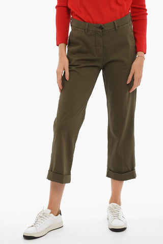 Pantaloni AMERICAN In Cotone Stretch con Passanti