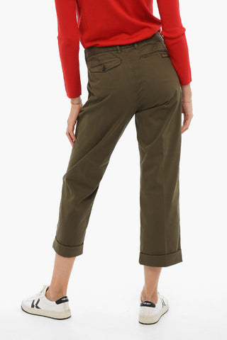 Pantaloni AMERICAN In Cotone Stretch con Passanti
