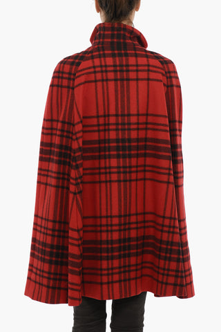 Mantella HUNTING a Quadri Tartan con Cintara