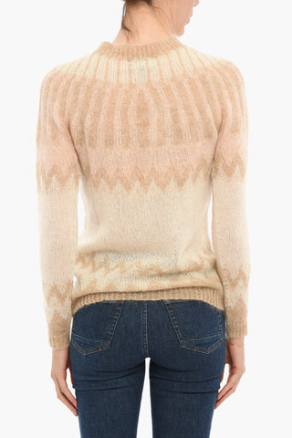 Maglia Girocollo in Misto Mohair