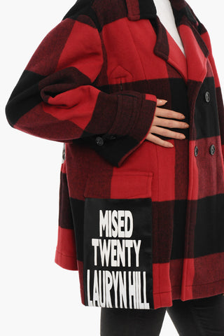 Buffalo checked Wool Blend Coat