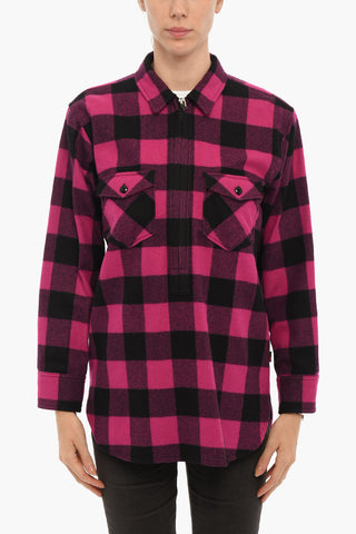 Overshirt POPOVER in Misto Lana a Quadri Buffalo