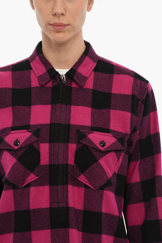 Overshirt POPOVER in Misto Lana a Quadri Buffalo
