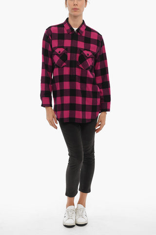 Overshirt POPOVER in Misto Lana a Quadri Buffalo
