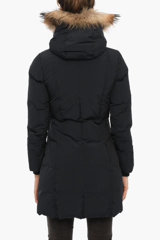 Removable Hood OREGON Down Jacket with Real Fur Detail