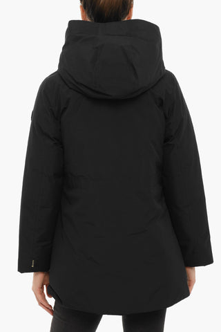 4 Pockets MOUNTAIN Down Jacket with Logoed Buttons