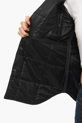 Giubbotto Imbottito Motivo Plaid con Doppio Taschino