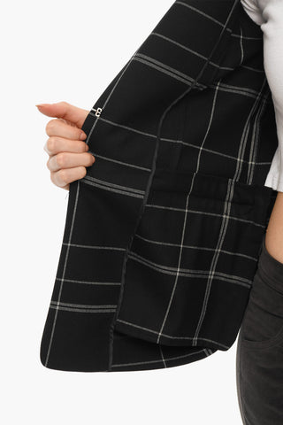 Tartan Checked COMFORT unlined Blazer