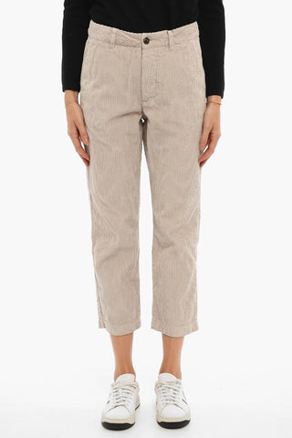 Front Buttoning Corduroy Pants