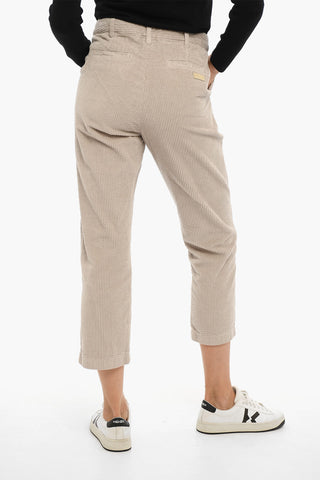 Front Buttoning Corduroy Pants