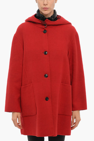 Cappotto 2 in 1 HERSHEY in Tinta Unita con Piumino Smanicato Removibile
