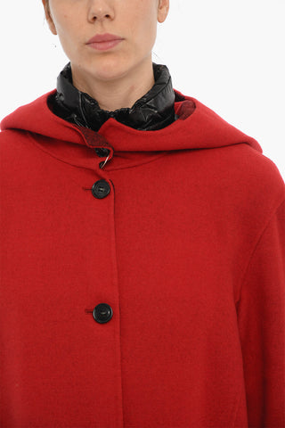 Cappotto 2 in 1 HERSHEY in Tinta Unita con Piumino Smanicato Removibile