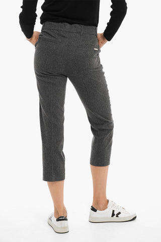 Pantaloni Comfort in Misto Lana