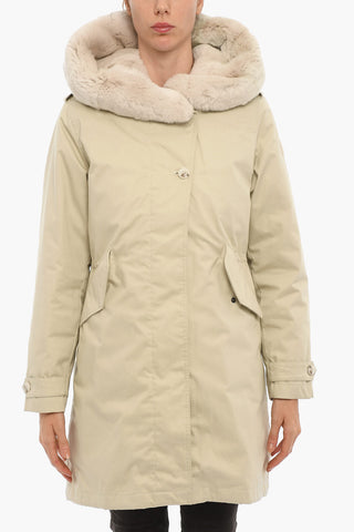 Padded LITERARY REX Parka with Real Fur Detail