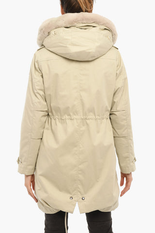Padded LITERARY REX Parka with Real Fur Detail