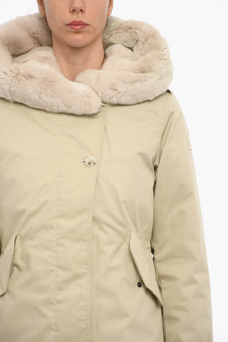 Padded LITERARY REX Parka with Real Fur Detail