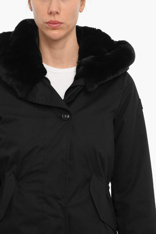 Parka LITERARY REX Imbottito con Dettaglio in Vera Pelliccia