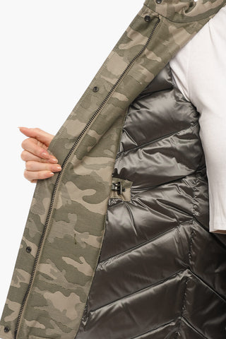 Piumino KEENE FIELD Camouflage con Taschini