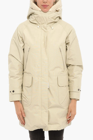 Parka in Tinta Unita con Piumino Interno Removibile