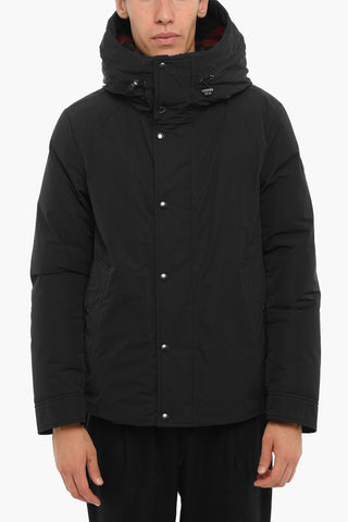 Solid Color BOUNDRY Down Jacket with Hood