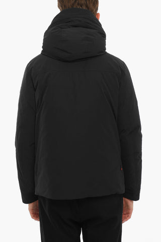 Solid Color BOUNDRY Down Jacket with Hood