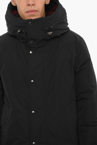 Solid Color BOUNDRY Down Jacket with Hood
