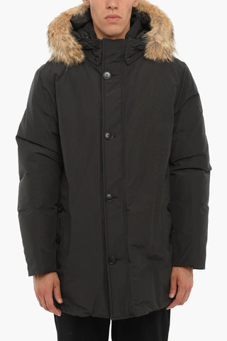 Piumino SOUTH BAY In Cotone e Nylon con Rifiniture in Pelliccia