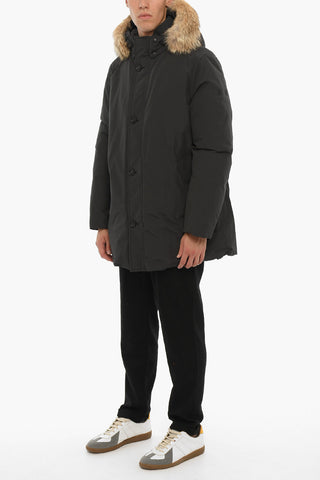 Piumino SOUTH BAY In Cotone e Nylon con Rifiniture in Pelliccia