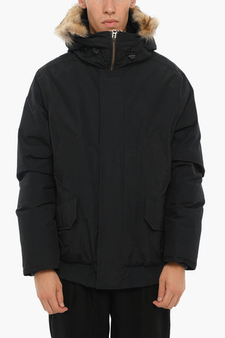 Piumino NORTHERN in Cotone e Nylon con Pelliccia sul Cappuccio