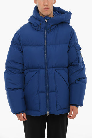 Solid Color SIERRA SUPREME Down Jacket with Pocket on the Sleeve