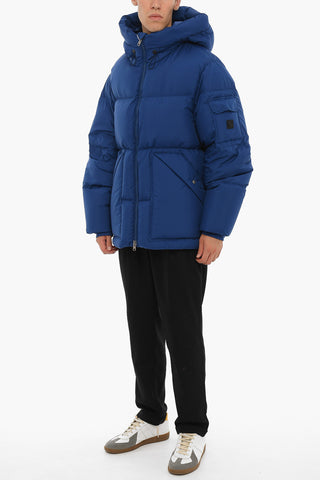 Solid Color SIERRA SUPREME Down Jacket with Pocket on the Sleeve