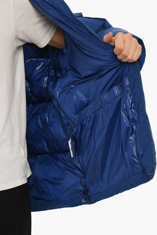 Solid Color SIERRA SUPREME Down Jacket with Pocket on the Sleeve