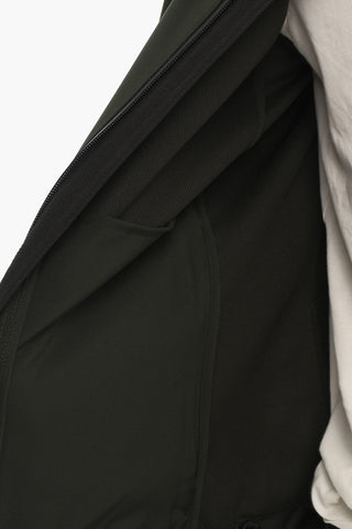 Two-Tone SHELL RUDDER Windbreaker Jacket with Breast Pocket