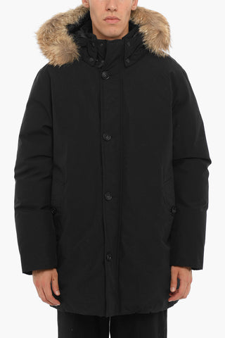 Piumino SOUTH BAY In Cotone e Nylon con Rifiniture in Pelliccia