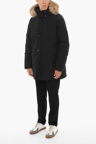 Piumino SOUTH BAY In Cotone e Nylon con Rifiniture in Pelliccia