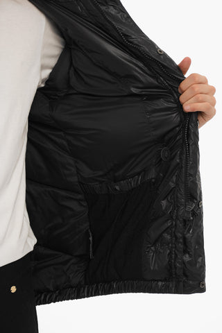 Solid Color HI-LOFT MAFFLE Down Jacket with Hood and Hidden Closure