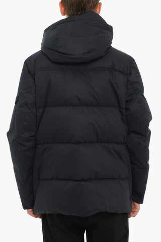 Piumino Utility POCONO MOUNTAIN in Cotone con Abbottonatura Nascosta