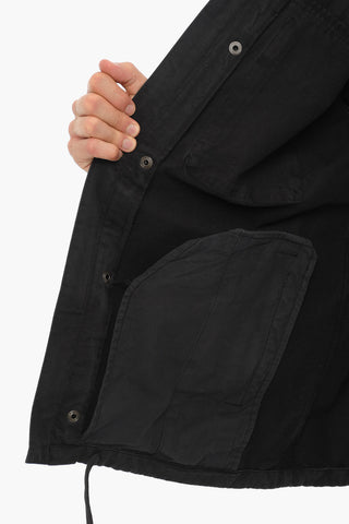 Giubbotto Utility in Cotone con Patch Logo Removibile