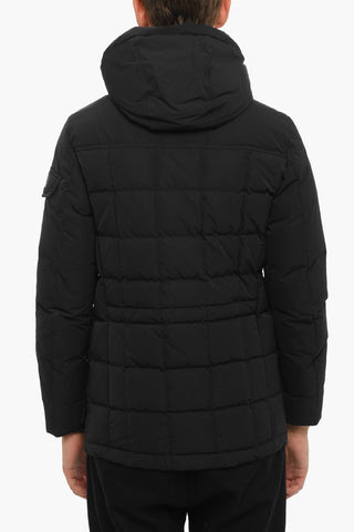 Solid Color BLIZZARD Down Jacket with Removable Hood