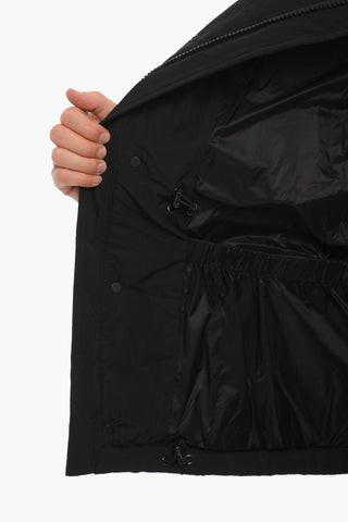 Solid Color BLIZZARD Down Jacket with Removable Hood