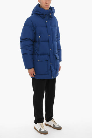 Solid Color SIERRA SUPREME Down Jacket with Snap Buttons