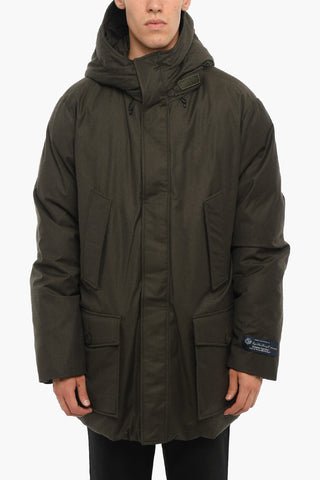 Virgin Wool and SilkTwill Down Jacket