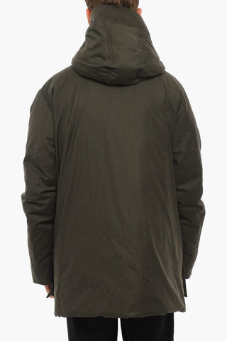 Virgin Wool and SilkTwill Down Jacket
